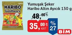 HARİBO ALTIN AYICIK YUMUŞAK ŞEKER 130 G
